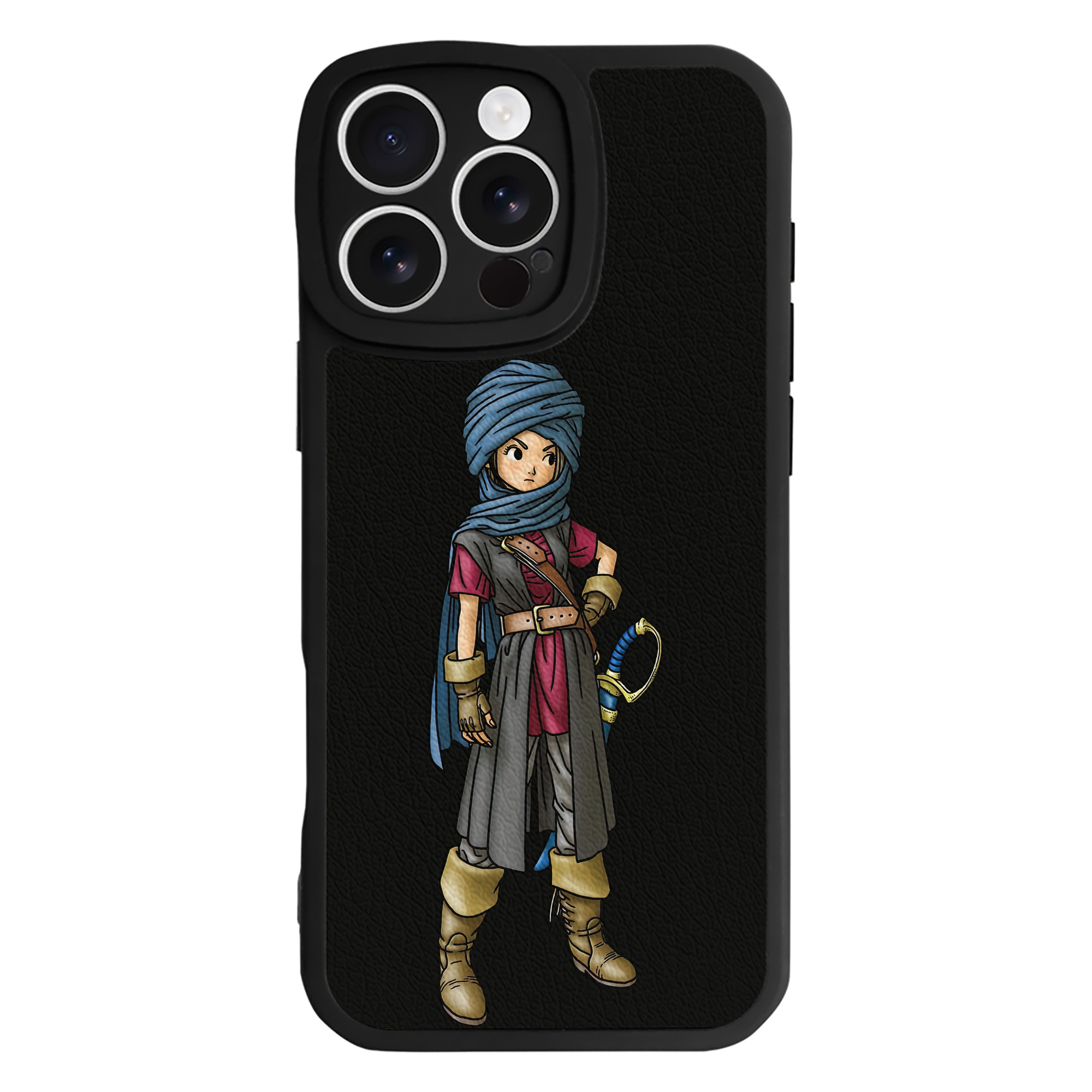 （画像用） ドラゴンクエスト Doragon Kuesuto Dragon Quest 【iPhone 16シリーズ対応】シリコンスマホケース（レザー調） 材質：シリコン